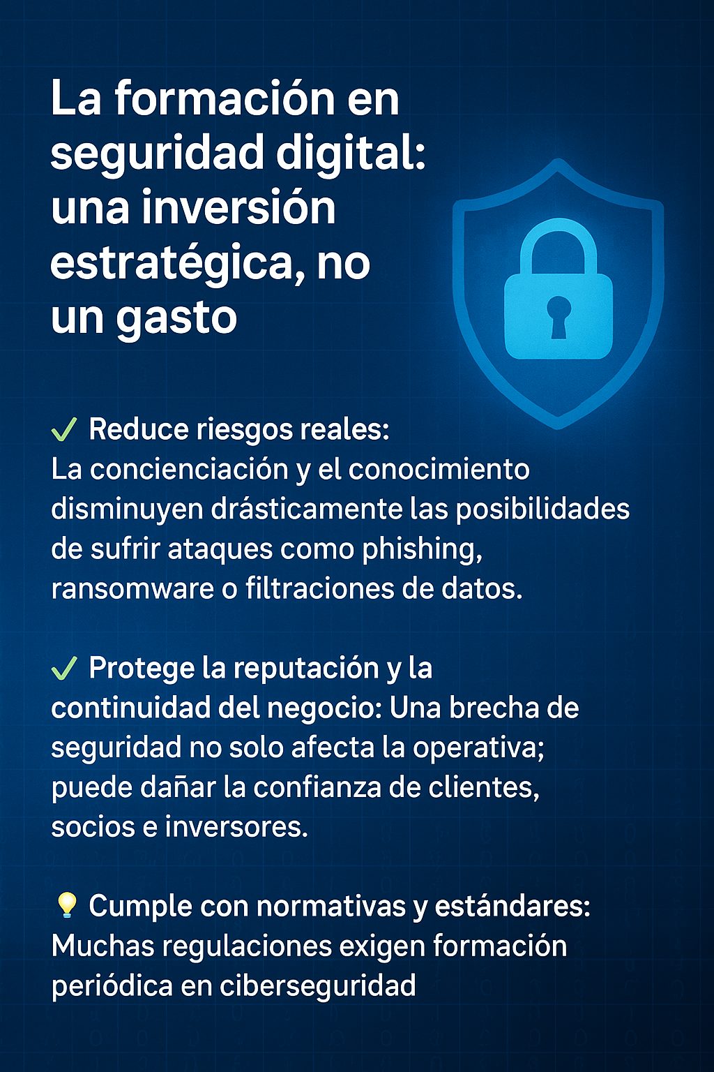 La importancia de la formación en seguridad digital - Jaime Morales ...
